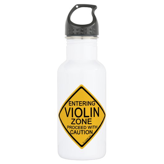 Invoering van Violin Zone Waterfles (Voorkant)