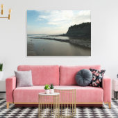 Invoerkanaal naar Cardiff Bay Canvas Afdruk (Insitu (Woonkamer))