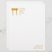 Invoersymbool Gepersonaliseerd Briefhoofd (Voorkant / Achterkant)