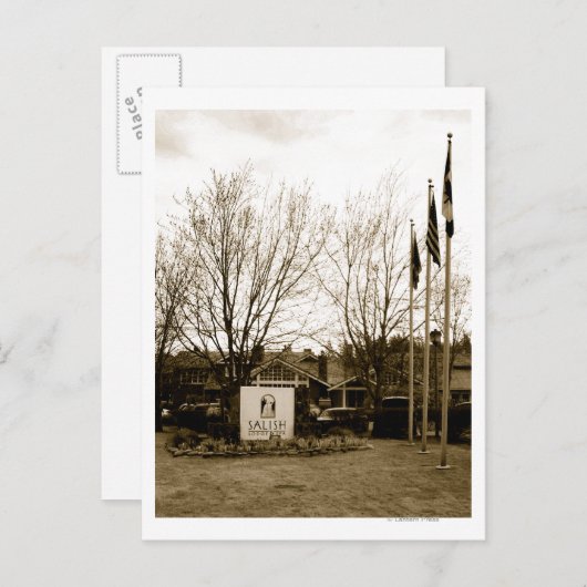 Invoerteken en Uitzicht bagage Briefkaart (Voorkant / Achterkant)