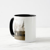 Invoerteken en Uitzicht bagage Mok (Voorkant links)