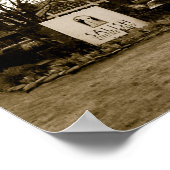 Invoerteken en Uitzicht bagage Poster (Hoek)