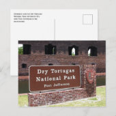 Invoerteken, Nationaal Park Dry Tortugas Briefkaart (Voorkant / Achterkant)