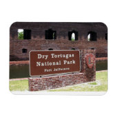 Invoerteken, Nationaal Park Dry Tortugas Magneet (Horizontaal)
