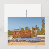 Invoerteken voor Nationaal Park Bryce Canyon Briefkaart (Voorkant / Achterkant)