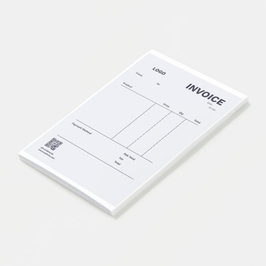 INVOICE POST-IT® NOTES (Schuin)