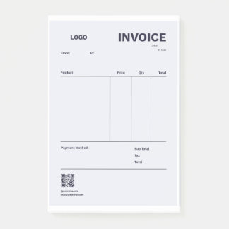 INVOICE POST-IT® NOTES