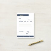 invoice post-it® notes (Op bureau)