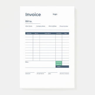 invoice post-it® notes