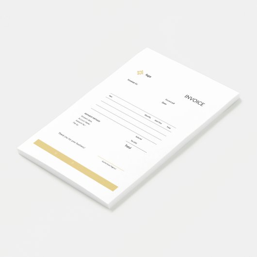 invoice  post-it® notes (Schuin)