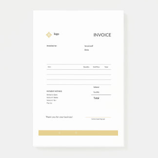 invoice  post-it® notes