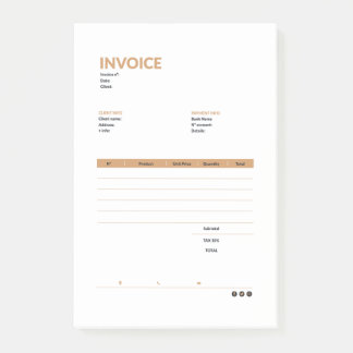 invoice post-it® notes