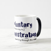 Invrijwillige deenestratie magische mok (Voorkant rechts)