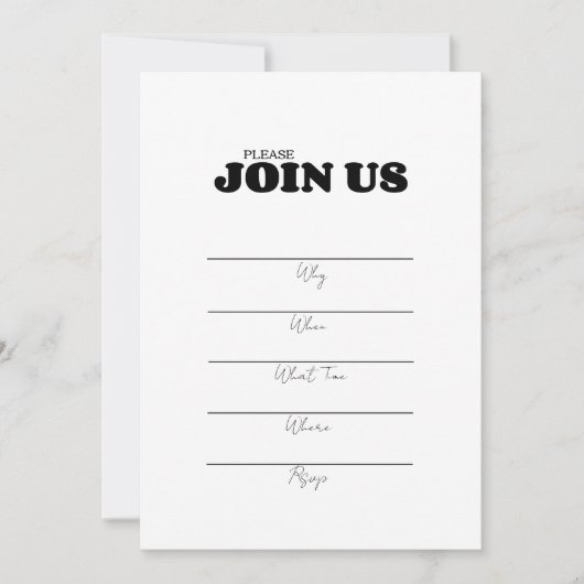 Invulbare multifunctionele botanische uitnodiging (Voorkant)