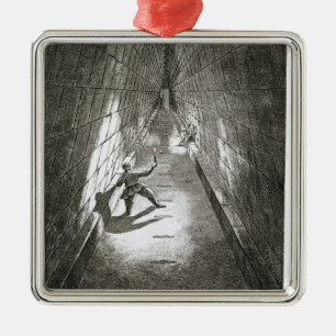 Inwendige antenne van een piramide, c.1780 (gravin metalen ornament