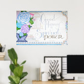 Inwendige Harmonie Wand Kunst Poster (Thuiskantoor)