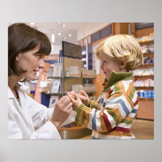inwendige schoten van een apotheek poster (Voorkant)