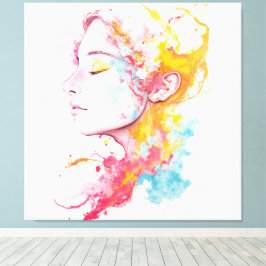 inwendige straling canvas afdruk