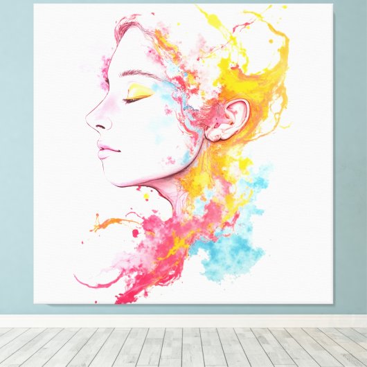 inwendige straling canvas afdruk (Insitu (Houten vloer))