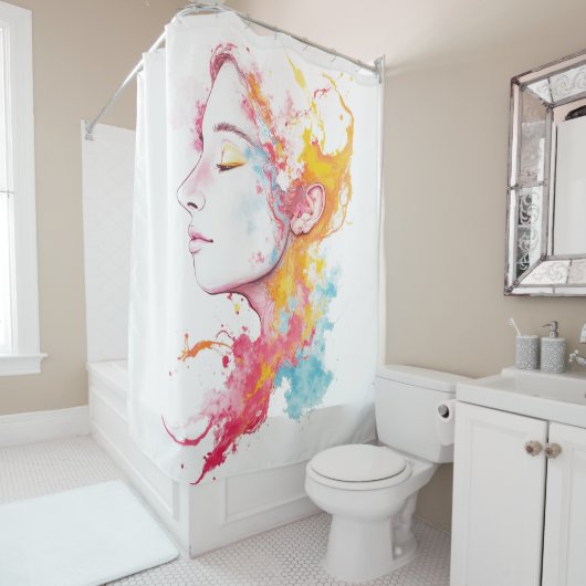 inwendige straling douchegordijn (In situ)