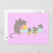 Inwendige tijd briefkaart (Voorkant / Achterkant)