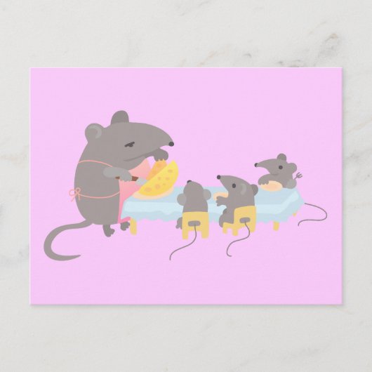 Inwendige tijd briefkaart (Voorkant)