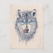 Inwendige tijd briefkaart (Voorkant)