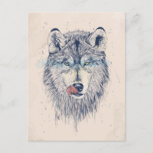 Inwendige tijd briefkaart (Voorkant)