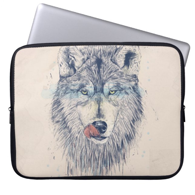Inwendige tijd laptop sleeve (Voorkant)