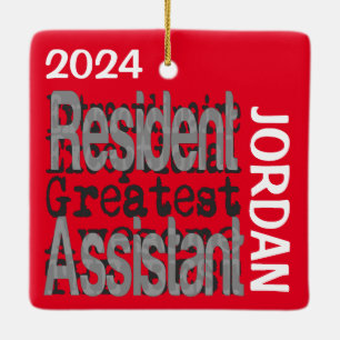 Inwoners assistent-assistent-generaal CUSTOM Keramisch Ornament