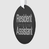 Inwoners assistent-extraordinaire ornament (voorkant)