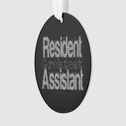 Inwoners assistent-extraordinaire ornament (voorkant)