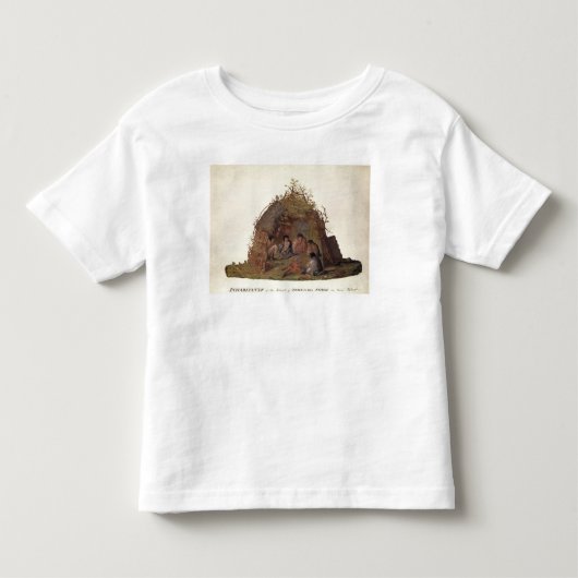 Inwoners van het eiland Terra del Fuego Kinder Shirts (Voorkant)