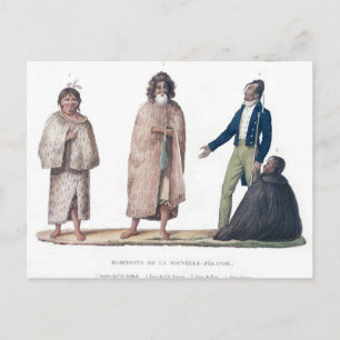 Inwoners van Nieuw Zeeland Briefkaart