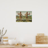 Inwoners van Virginia Poster (Keuken)