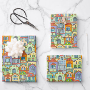 Inwoning Nieuw Huis Inpakpapier Vel