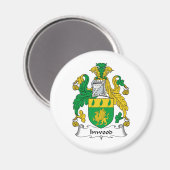 Inwood Family Crest Magneet (Voorkant / Achterkant)