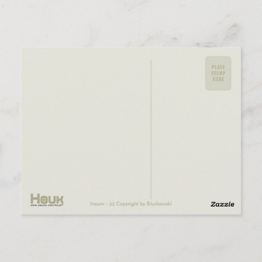 Inxum | Fantasy Mysterious Briefkaart (Achterkant)