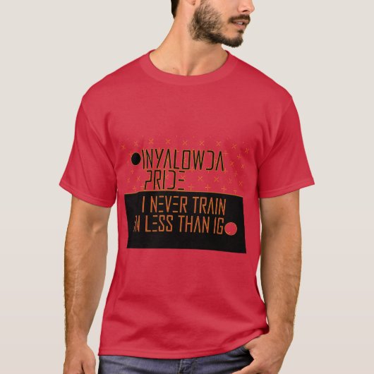 Inyalowda Pride retro T-shirt (Voorkant)
