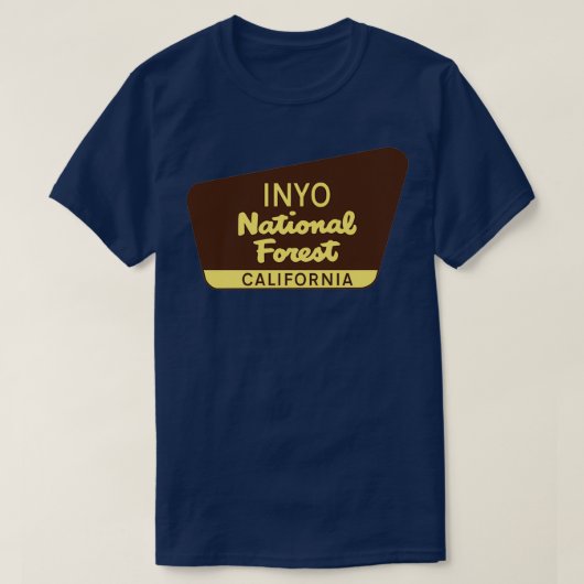 INYO NATIONAL FOREST CALIFORNIA YOSEMITE DEATH VAL T-SHIRT (Design voorkant)
