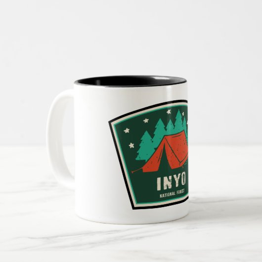 Inyo National Forest Camping Tweekleurige Koffiemok (Voorkant links)