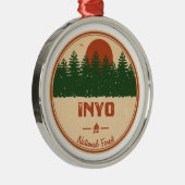 Inyo National Forest Metalen Ornament (Rechts)