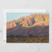 Inyo Range at Sunset, Lone Pine by Maynard Dixon Bedankkaart (Voorkant)