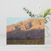 Inyo Range at Sunset, Lone Pine by Maynard Dixon Bedankkaart (Staand voorkant)