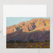 Inyo Range at Sunset, Lone Pine by Maynard Dixon Bedankkaart (Voorkant / Achterkant)