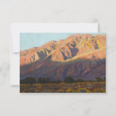 Inyo Range at Sunset, Lone Pine by Maynard Dixon Bedankkaart (Voorkant)