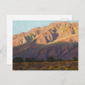 Inyo Range at Sunset, Lone Pine by Maynard Dixon Briefkaart (Voorkant / Achterkant)