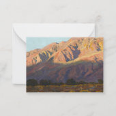 Inyo Range at Sunset, Lone Pine by Maynard Dixon Notitiekaartje (Voorkant)