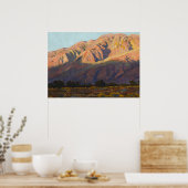 Inyo Range at Sunset, Lone Pine by Maynard Dixon Poster (Keuken)