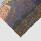 Inyo Range at Sunset, Lone Pine by Maynard Dixon Tissuepapier (Detail)
